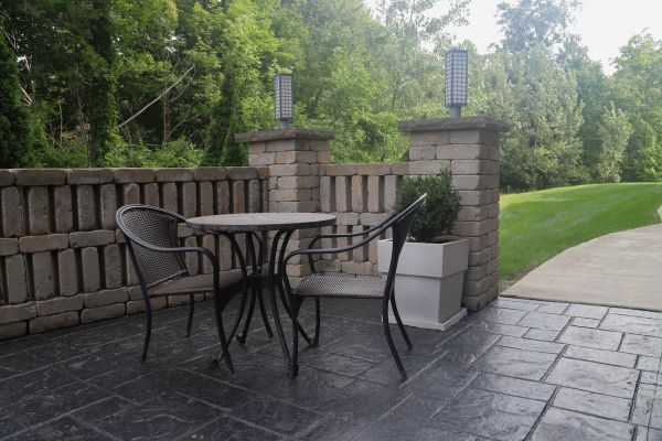 Stamped Concrete Patio Installation in Renton